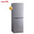 华日电器（huari）BCD-195LFC 双开门冰箱小型电冰箱家用租房双门冷藏冷冻保鲜节能冰箱 银拉丝