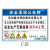 江阴企业安全承诺公告牌提知警示标志公司车间生产工厂消防 蓝色C款 50x70cm