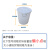 级大白桶加厚45L65L100L储水桶带盖发酵桶酿酒桶塑料大圆胶桶 加厚版150L蓝色桶（无盖）