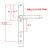 适用于HOPO好博门窗五金配件平开门执手门锁对开门把手633门执手 银色(把手)