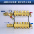 天一 金牛地暖地热集分水器 别墅豪宅家装 铜加厚分水器 地暖5路 一体锻造套装 6路分水器五件套标配款（别墅豪宅款）