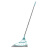 家用扫地地板魔术扫把不粘头发笤帚扫帚软硅胶拖把卫生间刮水神器 蓝色