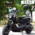 讴蒂（OUDI）新款电动车祖玛电瓶车72V电动摩托车外卖摩长跑王大功率高速电摩 全黑色 标准版1200w+72V20A蓄电池