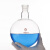 久龙玺 单口玻璃圆底烧瓶标准磨砂口耐高温蒸馏瓶 50ml/29#