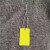 PVC塑料防水空白弹力绳吊牌价格标签吊卡标价签标签100套 PVC桔色弹力绳2X3吊牌=100套