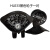 定制通用HL033黑色拉杆箱万向轮更换配件行李箱维修滑轮A57轱辘旅行箱轮子 HL033黑色轮子一对 轮子直径约5.5cm