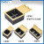 CHDIYI升降式D型多媒体铜防水地插座卡农高清HDMI话筒USB音视频 金色(两位空体模块联系客服)
