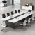 会议室长桌10人简约现代培训桌条形桌椅子带会议桌椅组合定制 6米*1.米