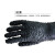 喷砂机用手套黑色手动专用加长加厚超耐磨橡胶左手喷沙机手套配件 大颗粒加厚橡胶喷砂手套 一双