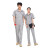 苏识 NWZG-LB023 夏季工作服套装男士耐磨加厚劳保服 201 一套 浅灰 OS