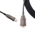 工业相机USB3.0A转MicroB公光纤带高柔固定螺丝拖链连接线 USB3.0转MicroB光纤数据线 1m