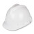 安全帽工地男建筑施工领导安全头盔国标加厚ABS劳保logo印字 白色 PE材质