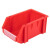 零件盒组合式 塑料元件物料盒货架螺丝盒 460*300*170mm 红色250*160*115mm 红色