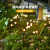 倍绿太阳能萤火虫灯户外庭院花园阳台氛围布置亮化装饰景观地插草坪灯 光纤蝴蝶(4只装)彩色渐变