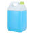 水杉加厚密封食品级塑料瓶样品试剂包装方桶香精增香剂分装空瓶耐酸碱实验室试剂瓶 6L-半透明（配黄绿盖）