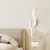 欧普锐灯云朵壁灯现代简约艺术设计卧室床头灯北欧个性客厅背景墙装 013星星  白色18CM 三色变光