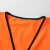 美安明反光背心 工地建筑 环卫 应急防汛 交通骑行马甲多口袋款 透气网布反光衣可印制 橙色5件装旗布