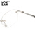 万宝龙通用款银色无框镜框黑色镜腿光学眼镜架MB0071O-004 58mm