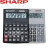 SHARP夏普CHG12D12M12计算器财务会计商务办公计算机 小号黑色