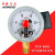 红旗牌氧气电接点压力表YOX-100气压表测压氧压禁油25MPA电触点表 0~0.25mpa 相 0~2.5mpa 相当于25公斤