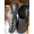 铂来西雅 工作鞋防滑防水耐油轻便鞋 有孔 单位：双 黑色 45码