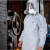勋狸粑防化服化学实验室防酸碱防核辐射连体铅衣全身防护服 6200防毒面具 XXL