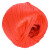 金诗洛 KSL237 尼龙绳 pp捆扎球 撕裂绳 塑料打包带 打包绳 封包绳 红色 2卷/包