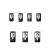 KOB人脸识别门禁系统一体机防水动态面部扫脸刷脸考勤门禁主机 4.3寸(U盘+IP)指纹+ID刷卡
