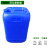 罗德力 加厚塑料耐酸碱塑料化工桶 HDPE废液桶方桶25L 55mm口径300*277*416mm 蓝色