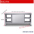304 不锈钢拉门工作台焊接定做碗柜操作台打荷厨房切菜案板 双通180*60*80整体焊接