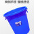 酒店塑料环保工业收纳大号餐厨垃圾桶水桶商用带盖大容量圆形户外 260型(160升)+盖 (白色)