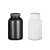 高密度聚PE瓶白色塑料大/小口瓶黑色样品瓶药剂瓶20ml-2000ml 黑色广口50ml