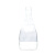 HKNA茄形瓶250ML500ml茄子瓶细菌培养瓶高硼硅玻璃烧瓶实验烧杯 250ml