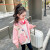 DPQA361官方aj外套春季中小女童卡通涂鸦连帽冲·锋衣NＩKＥ 紫色 90cm