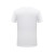 共泰 短袖工作服 文化衫 夏季圆领纯色T恤 聚会团队服 透气舒适休闲 白色 3XL码/185
