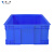 添亦 塑料周转箱工具零件盒储物收纳整理箱 蓝色640*430*200  