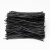 BOWERY扎丝0.75mm黑色30CM长扁形电镀锌包塑铁丝捆绑线葡萄藤架绑扎带 500根/包 1包