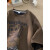 范比亚男士短袖t恤高档正z品2024新款时尚麂皮绒短袖t恤男士夏季宽松体 浅卡其（升级款） M 90斤至110斤可穿