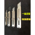杨笙福9-18-25mm全304不锈钢美工刀架刀柄重型全钢金属工业级壁纸 H25尖角(0.9刀片) 螺丝三套