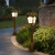 草坪灯欧式户外防水花园别墅方形草地灯室外高路灯LED 高2.1米-太阳能双色-黑色