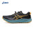 亚瑟士ASICS跑步鞋男鞋越野透气运动鞋抓地耐磨跑鞋 Fuji Lite 4 黑色/黄色 41.5