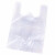 益美得 ZB-581 白色透明塑料袋 一次性手提背心包装袋外卖食品打包方便袋   15*26（100个）