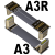 ADT标准型HDMI2.0公对公延长线 支持2K/144hz 4K/60Hz 弯头扁平线 A3-A3R 200cm