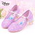 迪士尼（Disney）女童单鞋韩公主鞋冰雪奇缘爱莎鞋儿童皮鞋走秀演出水晶鞋 937(光身)紫色 35码/22.5厘米