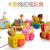 牧奈斯（MUNAISI）新年礼物 木制儿童小拉车玩具婴儿手拉车拖行玩具拖拉学步木制拉 小熊拉车