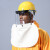 约巢透明防护面罩安全帽面屏电焊打磨防冲击耐高温防飞溅安全防尘面具 红色安全帽+PC进口面屏1.5mm加厚