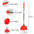 马桶疏通器皮搋子马桶塞吸盘通厕所工具水拔子通马桶抽吸堵塞 59*17cm