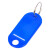 稳斯坦 (100个)彩色塑料钥匙牌 钥匙管理箱钥匙牌 分类可书写编号钥匙牌 蓝色 W518