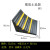橡胶三角木止退器实心货车大货车橡胶止退器止滑器停车栔斜坡垫 160*100*100mm不带环