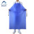 阿力牛 AW-003 加厚加长耐酸碱围裙 PVC防水防油围裙 蓝色PVC围裙 均码